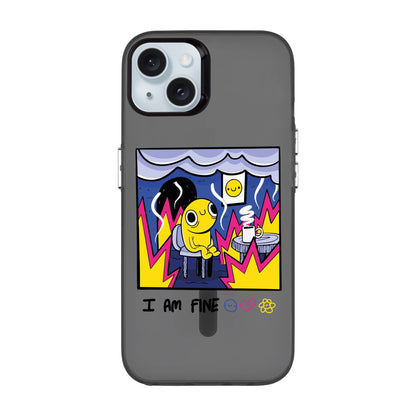 I AM FINE-iPhone 15 Plus Hold Kılıf MagSafe Özellikli