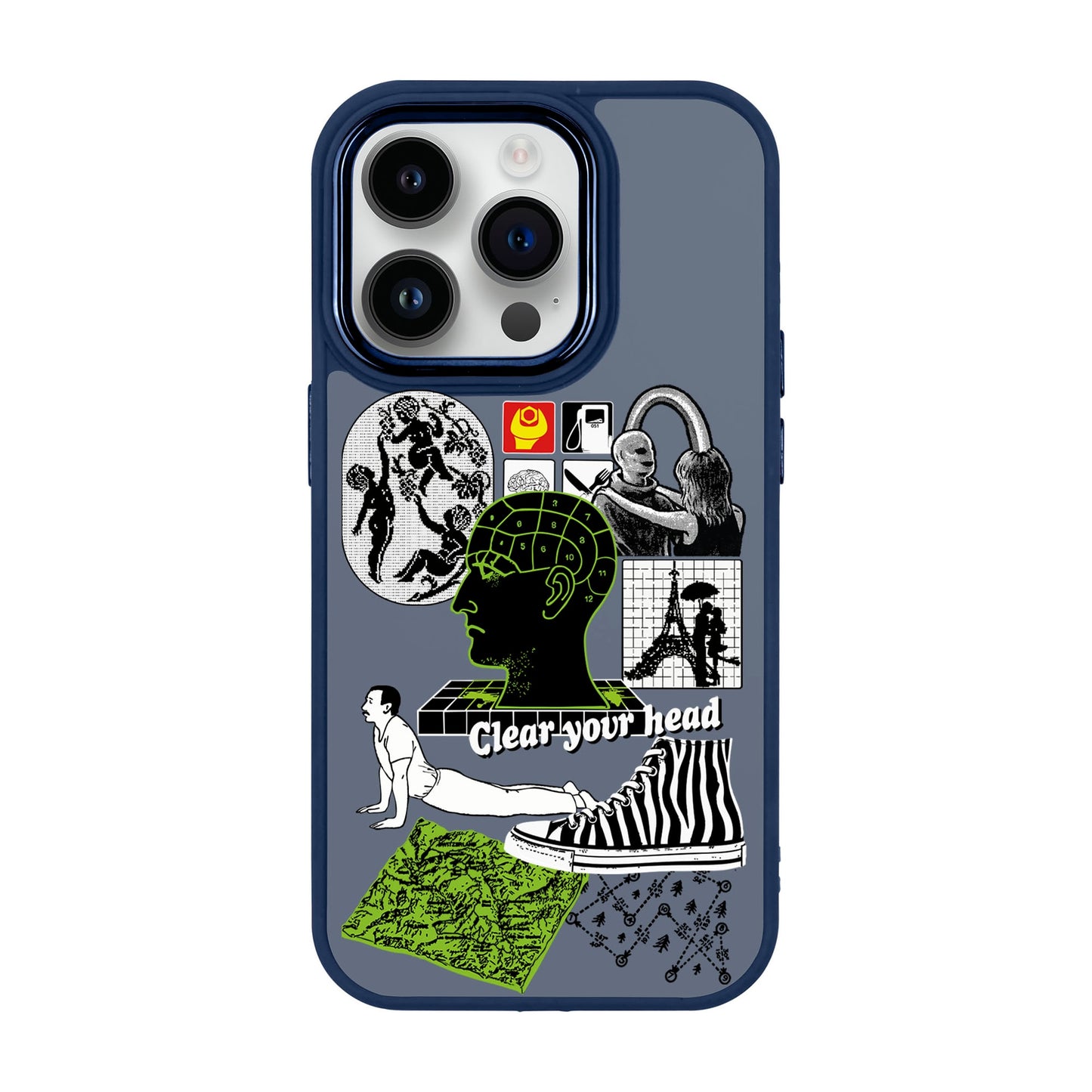 CLEAR YOUR HEAD-iPhone 14 Pro Proof Kılıf
