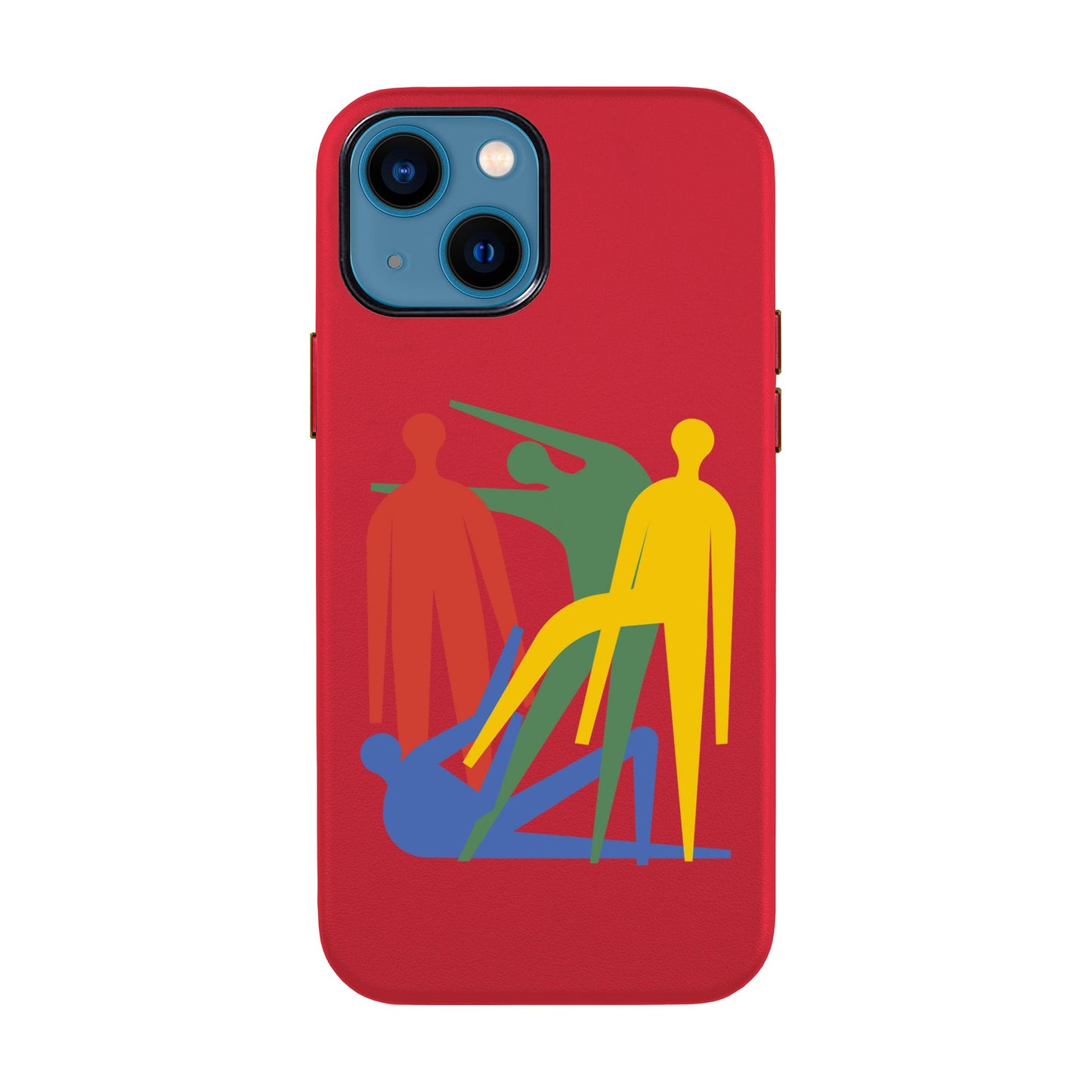 MANBOS-iPhone 14 Leather Kılıf