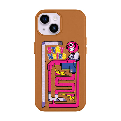 OG TOOTHY-Leather Kılıf MagSafe Özellikli - iPhone 13