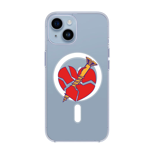 BROKEN HEART-iPhone 13 Pro Max Solid Kılıf MagSafe Özellikli