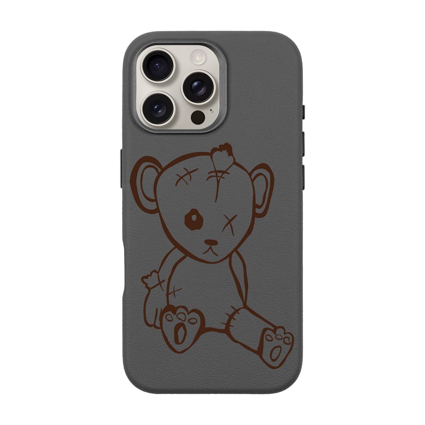 BABY BEAR-iPhone 16 Pro Max Leather Premium Kılıf MagSafe Özellikli