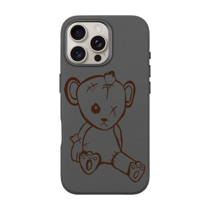BABY BEAR-iPhone 16 Pro Max Leather Premium Kılıf MagSafe Özellikli
