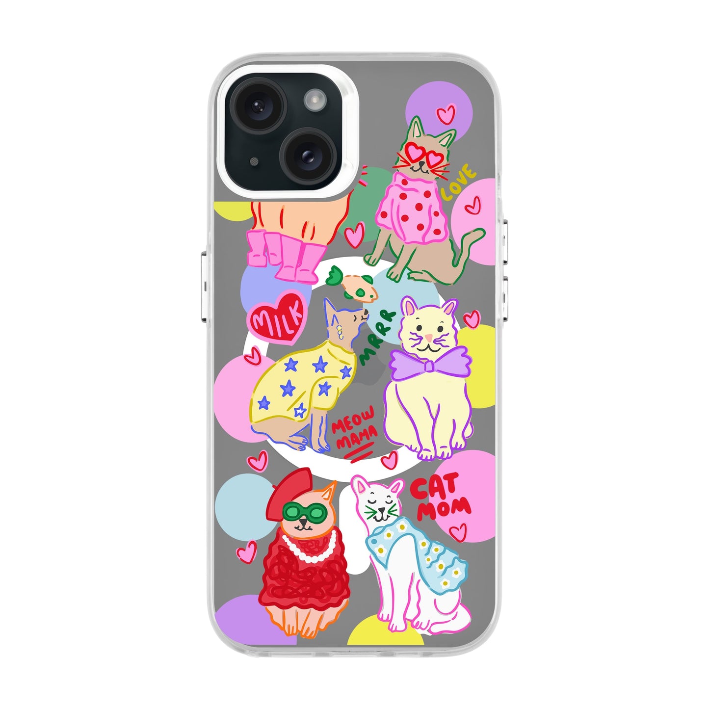 CAT MOM-iPhone 15 Plus Hold Kılıf MagSafe Özellikli