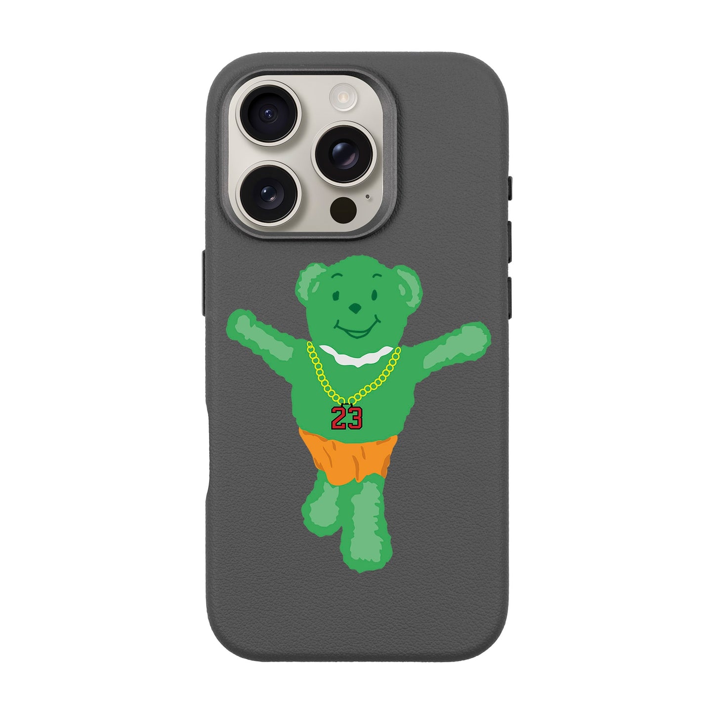 GREEN BEAR-iPhone 16 Pro Leather Premium Kılıf MagSafe Özellikli