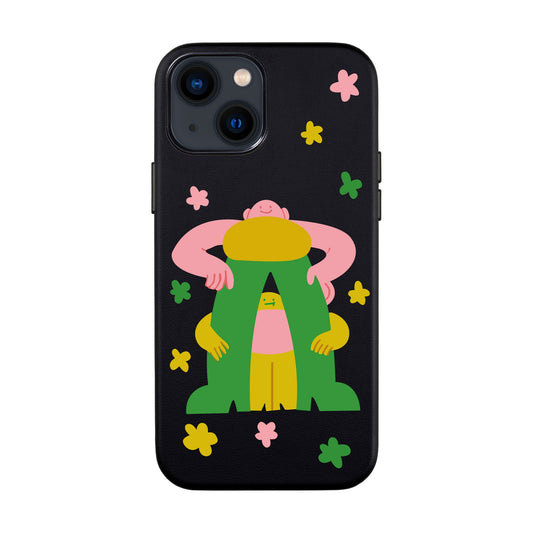 PARENT-iPhone 14 Leather Kılıf
