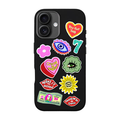 HM STICKERS-iPhone 16 Plus Leather Premium Kılıf MagSafe Özellikli