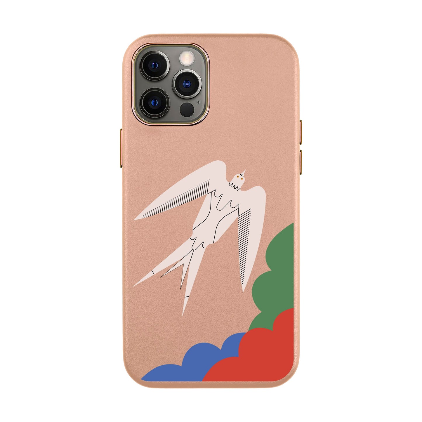 L’OISEAU LIBRE-iPhone XR Leather Kılıf