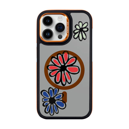 FLORIST-iPhone 14 Pro Max Dark Kılıf MagSafe Özellikli