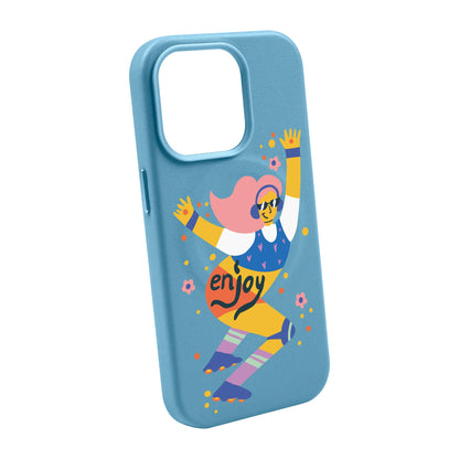 ENJOY-iPhone 14 Plus Leather Kılıf MagSafe Özellikli