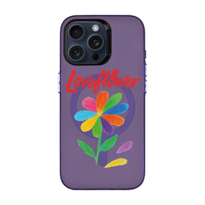 LOVE FLOWER-iPhone 15 Pro Max Hold Kılıf MagSafe Özellikli