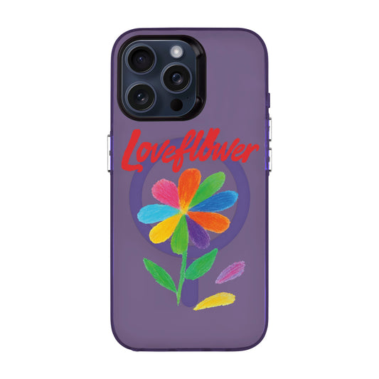 LOVE FLOWER-iPhone 15 Pro Max Hold Kılıf MagSafe Özellikli