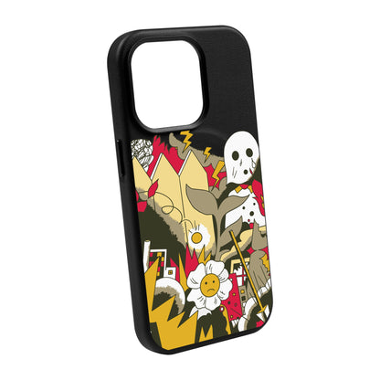 EVERYTHING IS BURNING-Leather Kılıf MagSafe Özellikli - iPhone 14 Pro