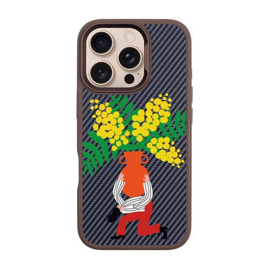 VASE-iPhone 16 Pro Plaid Kılıf MagSafe Özellikli