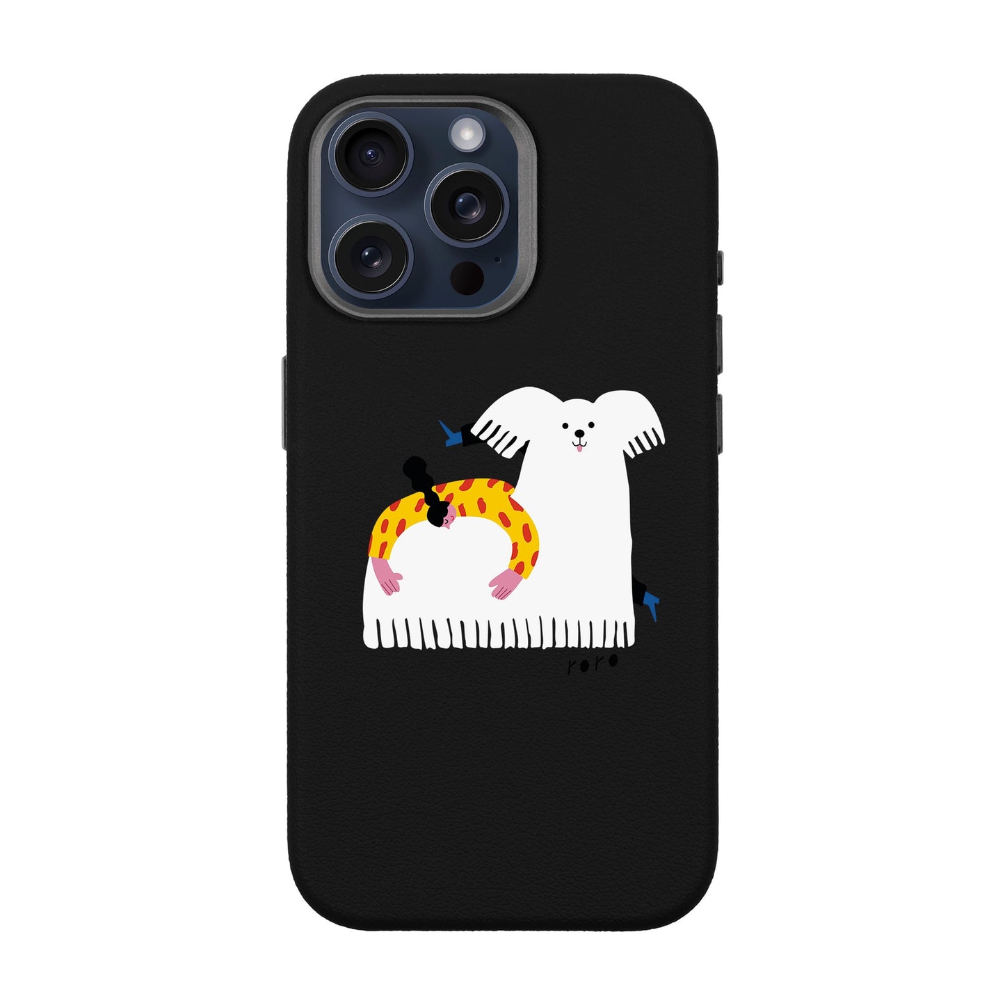 FANCY DOG-iPhone 15 Pro Max Leather Premium Kılıf MagSafe Özellikli