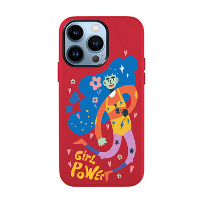 GIRL POWER-iPhone 13 Pro Max Leather Kılıf