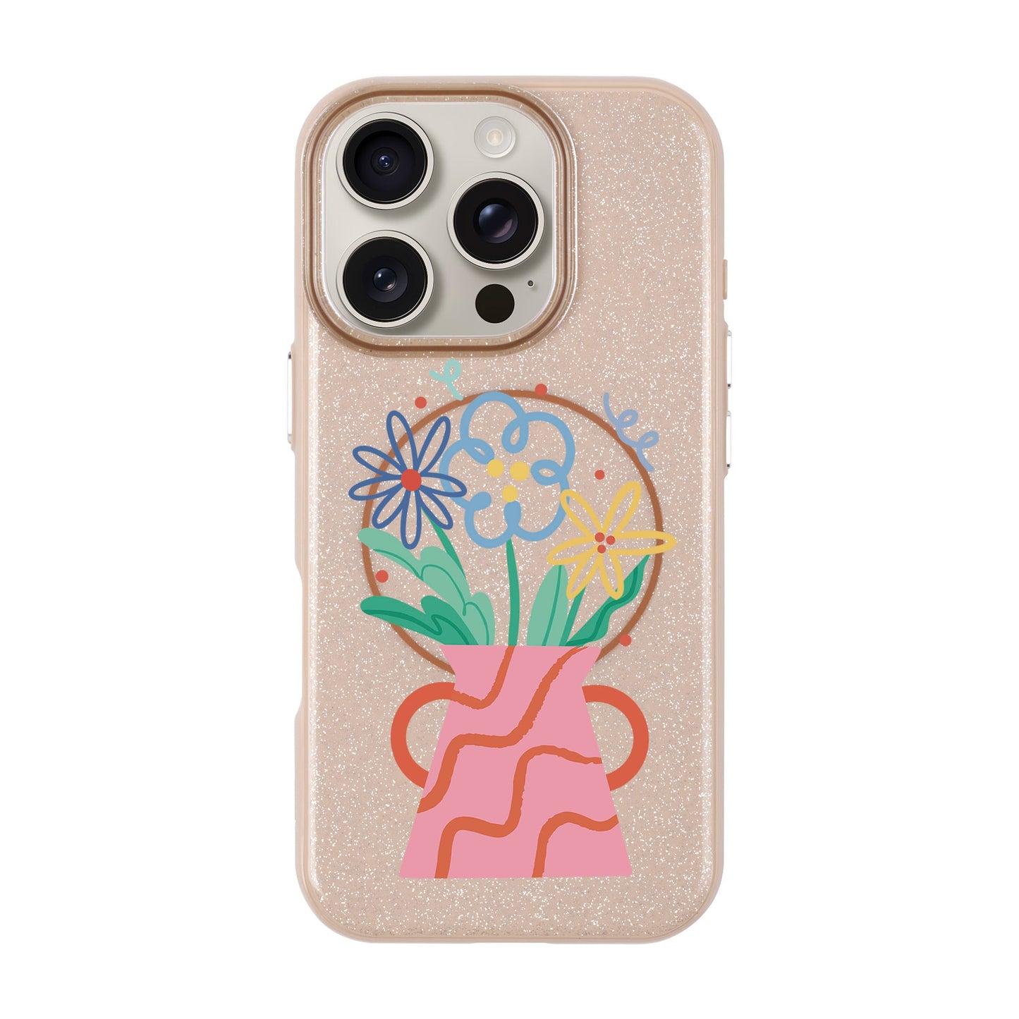 PINK VASE-iPhone 16 Pro Radiant Kılıf MagSafe Özellikli