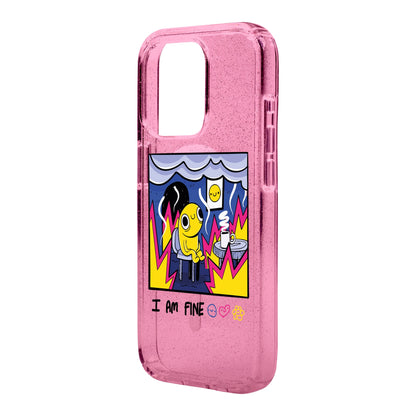I AM FINE-iPhone 15 Pro Max Shiny Kılıf MagSafe Özellikli