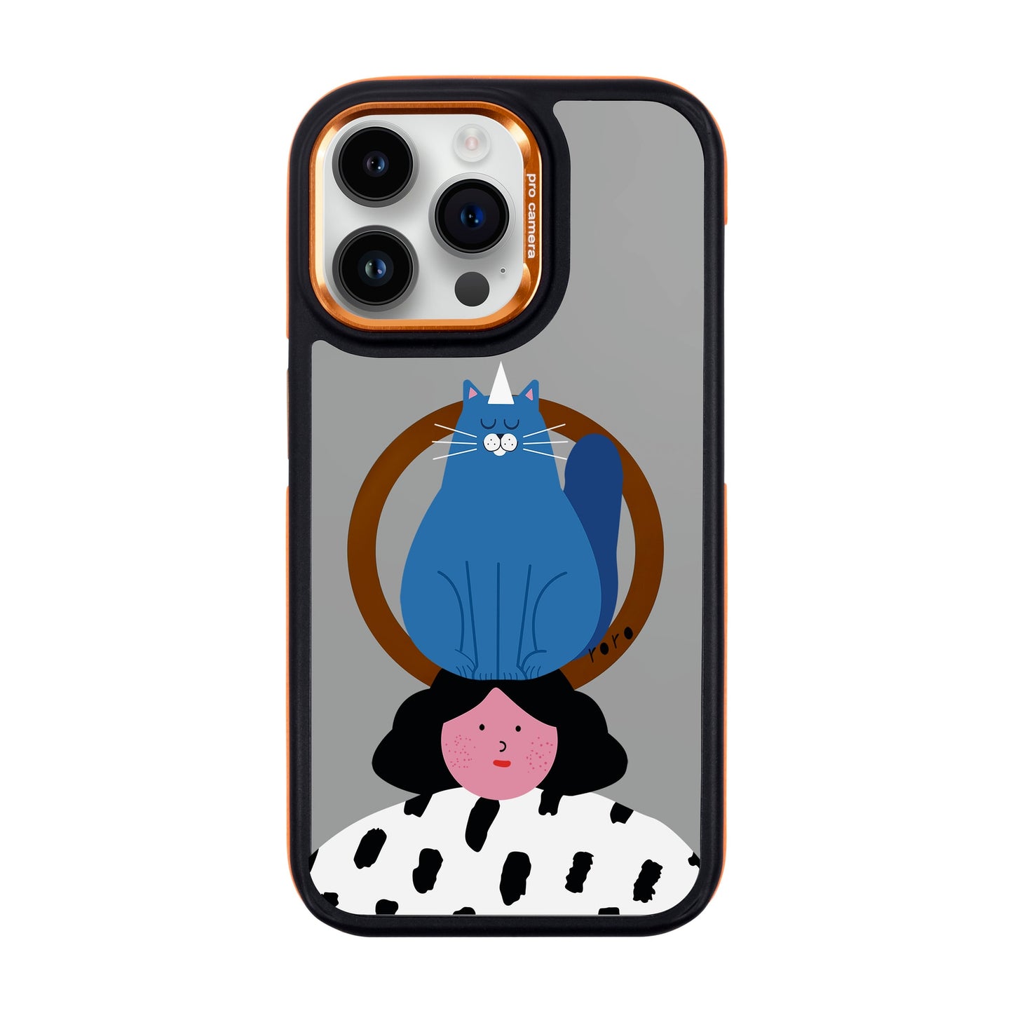 NAUGHTY CAT-iPhone 14 Pro Max Dark Kılıf MagSafe Özellikli
