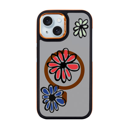 FLORIST-Dark Kılıf MagSafe Özellikli - iPhone 15