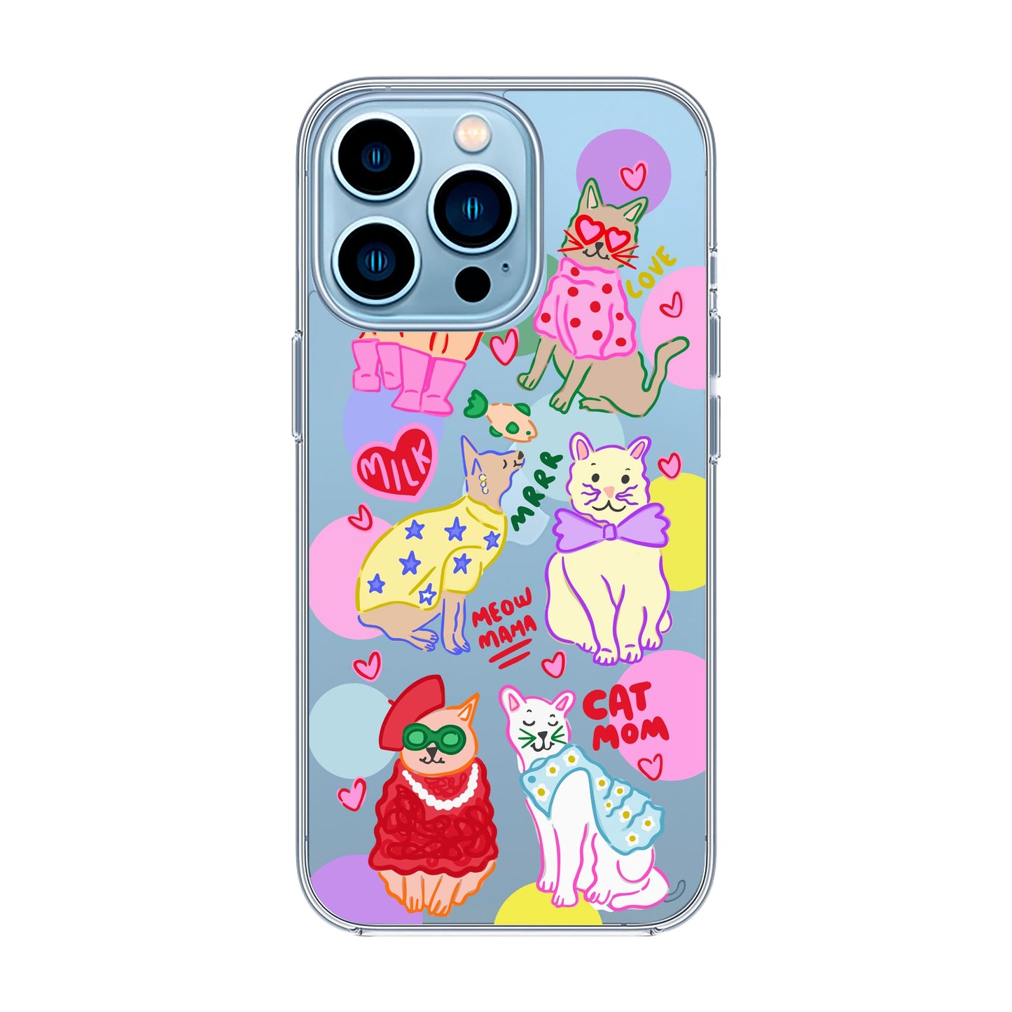 CAT MOM-iPhone X / Xs Solid Kılıf