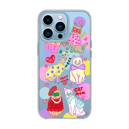 CAT MOM-iPhone X / Xs Solid Kılıf