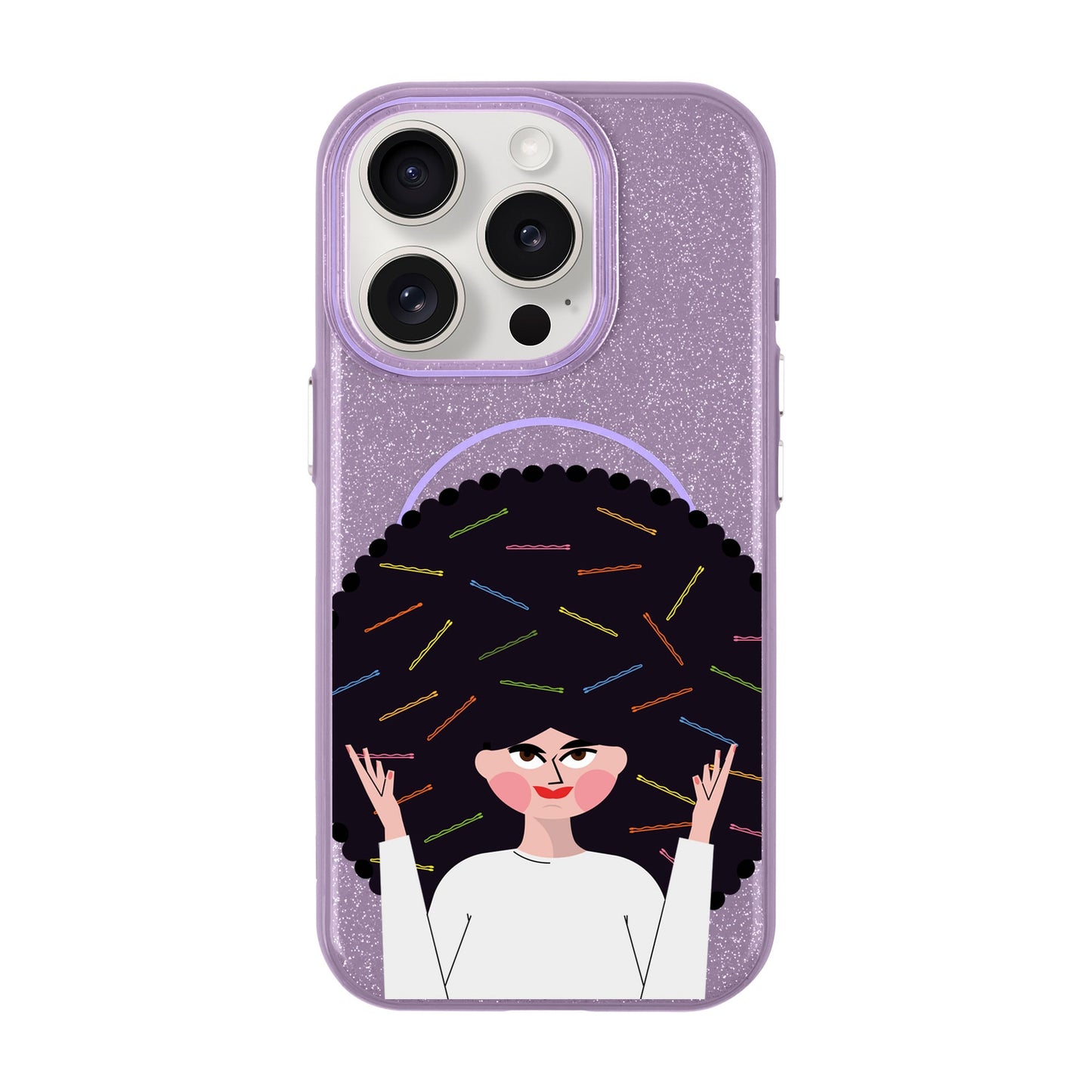 TANGLES OF HAPPINESS-Radiant Kılıf MagSafe Özellikli - iPhone 15 Pro