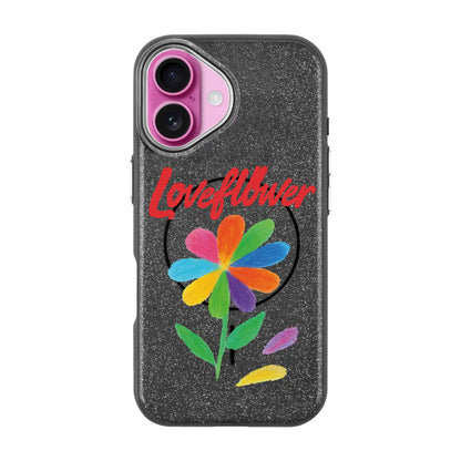 LOVE FLOWER-iPhone 16 Plus Radiant Kılıf MagSafe Özellikli