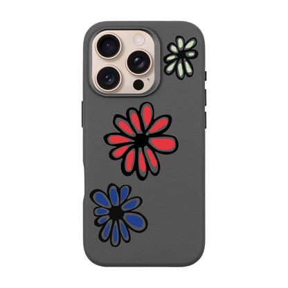 FLORIST-iPhone 16 Pro Leather Premium Kılıf MagSafe Özellikli