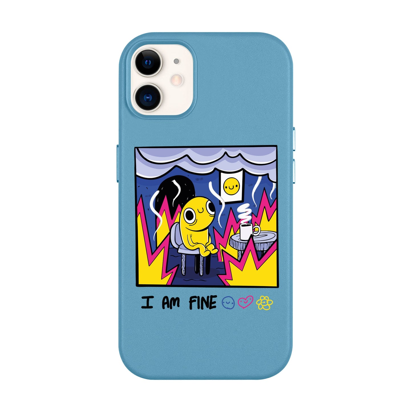 I AM FINE-Leather Kılıf MagSafe Özellikli - iPhone 11