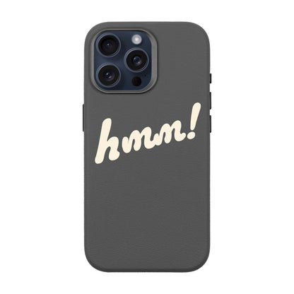 HMM-iPhone 15 Pro Max Leather Premium Kılıf MagSafe Özellikli