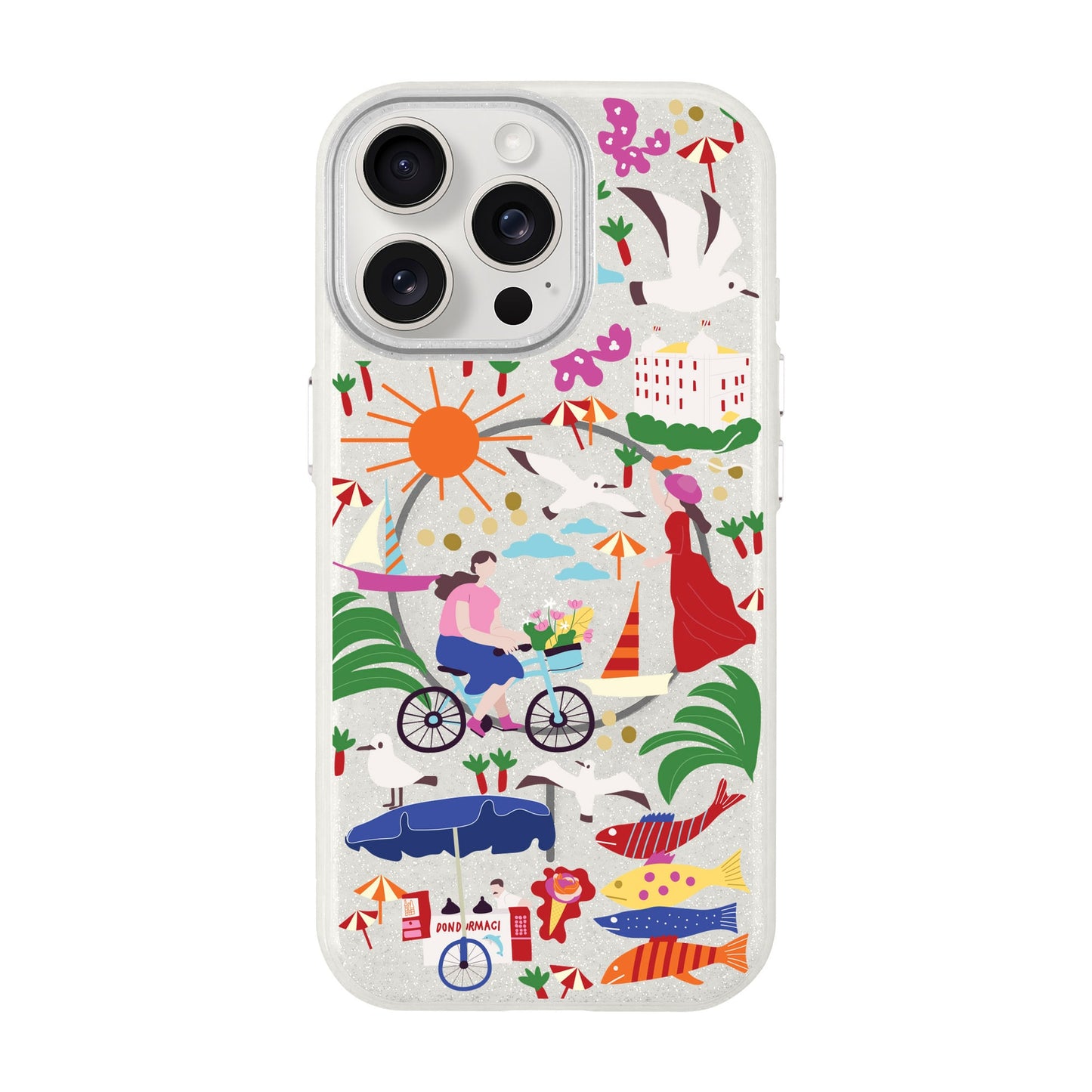 TO'S WITH US ADALAR-Radiant Kılıf MagSafe Özellikli - iPhone 15 Pro Max