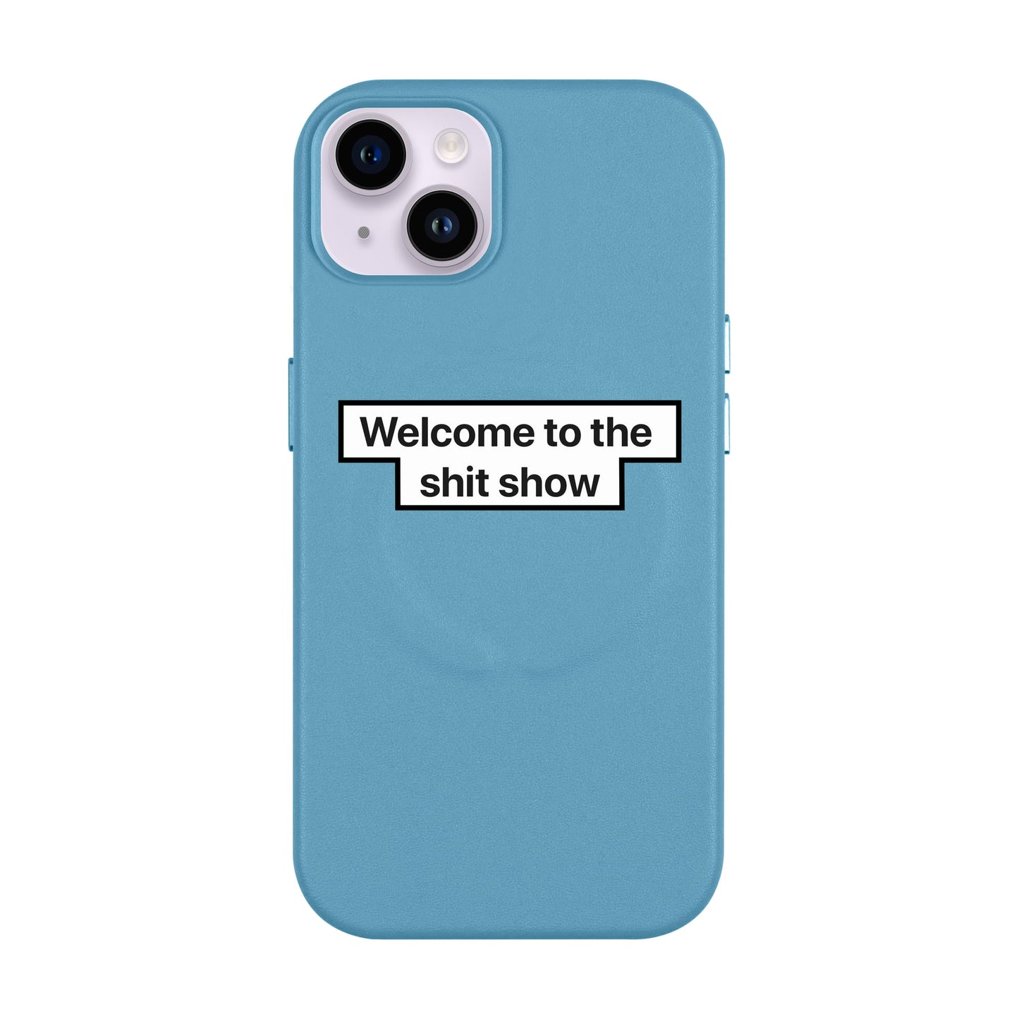 WELCOME-iPhone 14 Plus Leather Kılıf MagSafe Özellikli