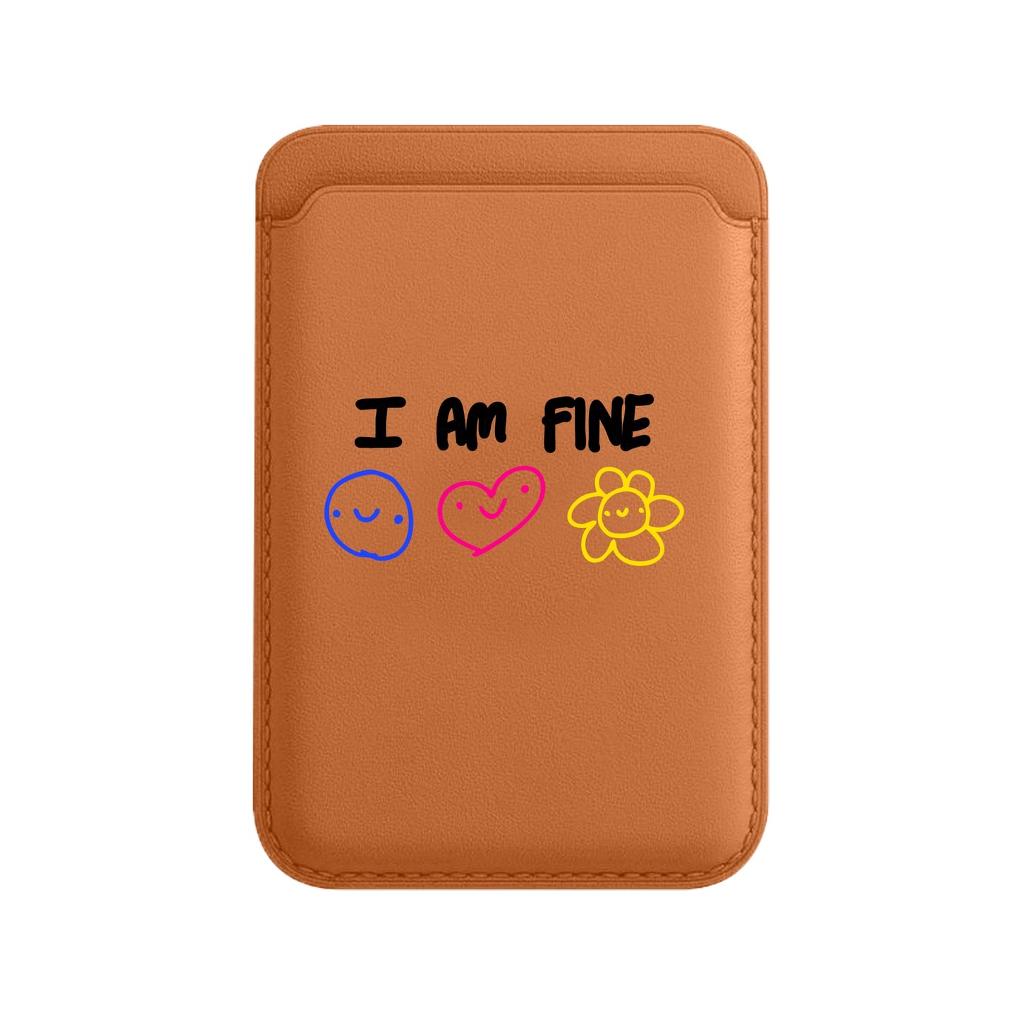 I AM FINE-Leather Kartlık