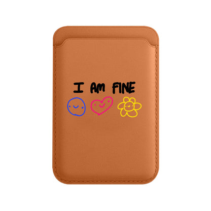I AM FINE-Leather Kartlık
