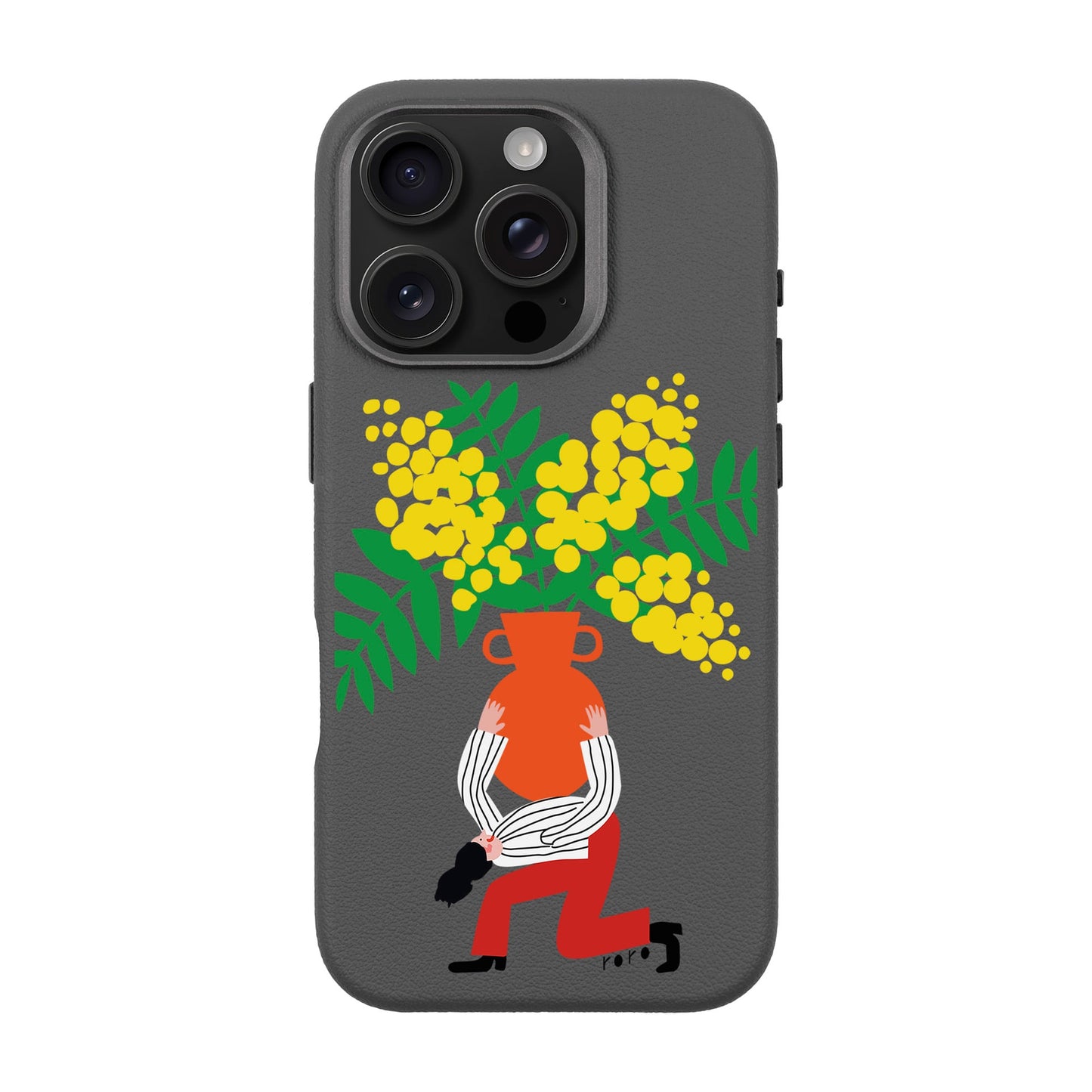 VASE-iPhone 16 Pro Leather Premium Kılıf MagSafe Özellikli