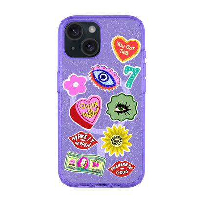 HM STICKERS-iPhone 15 Plus Shiny Kılıf MagSafe Özellikli