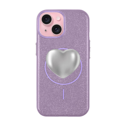 SILVER HEART-iPhone 14 Plus Radiant Kılıf MagSafe Özellikli