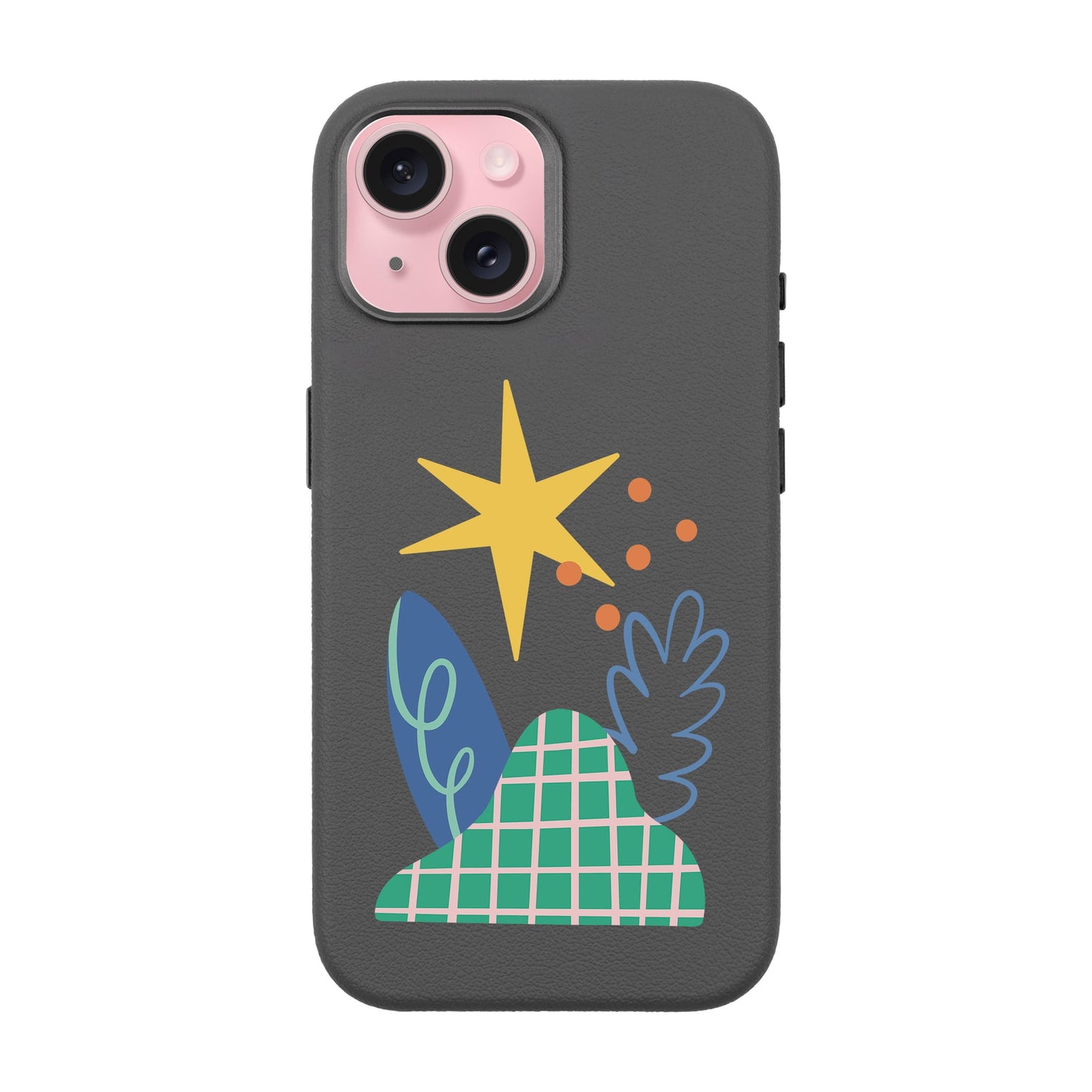 LITTLE NATURE-iPhone 15 Leather Premium Kılıf MagSafe Özellikli