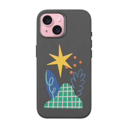 LITTLE NATURE-iPhone 15 Leather Premium Kılıf MagSafe Özellikli