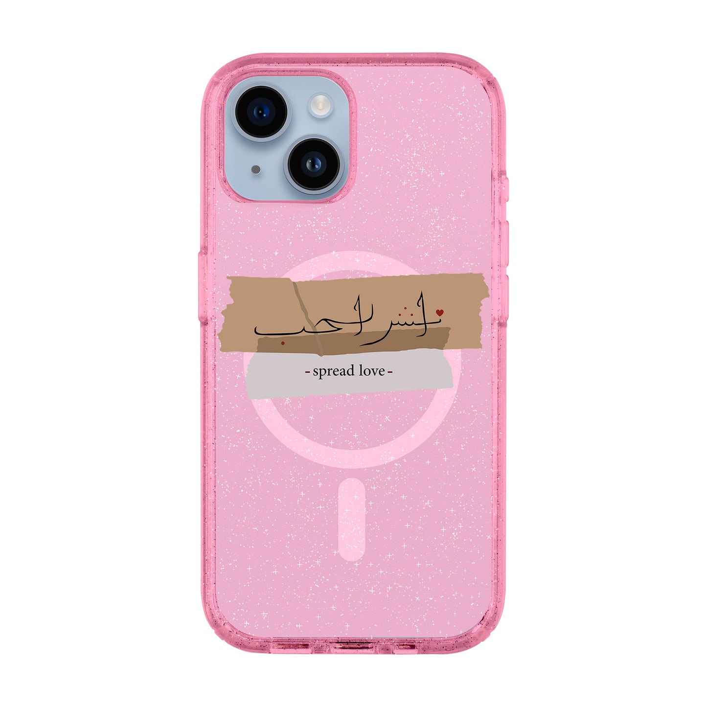 SPREAD LOVE-iPhone 14 Shiny Kılıf MagSafe Özellikli