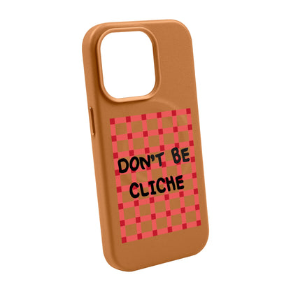 DON'T BE CLICHE-iPhone 13 Leather Kılıf MagSafe Özellikli