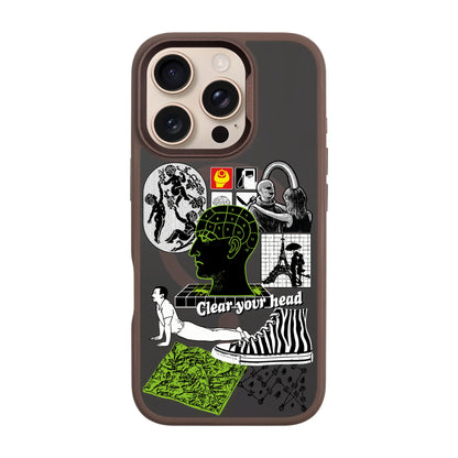 CLEAR YOUR HEAD-iPhone 16 Pro Rise Kılıf MagSafe Özellikli
