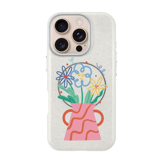 PINK VASE-iPhone 16 Pro Radiant Kılıf MagSafe Özellikli