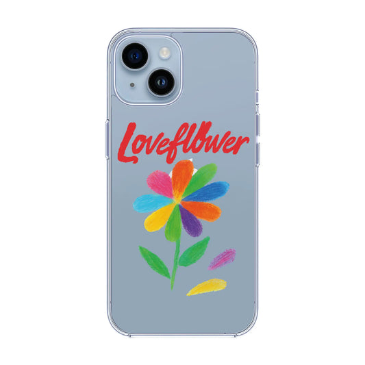 LOVE FLOWER-iPhone 13 Solid Kılıf