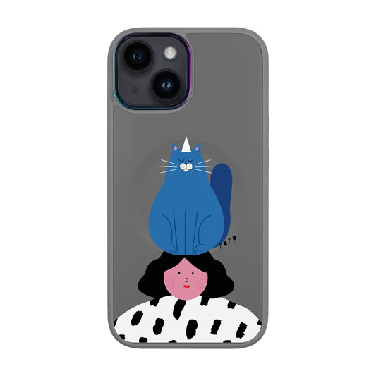 NAUGHTY CAT-iPhone 12 Vigor Kılıf MagSafe Özellikli