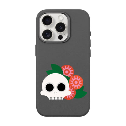 MEMENTO BLOOM-iPhone 15 Pro Leather Premium Kılıf MagSafe Özellikli