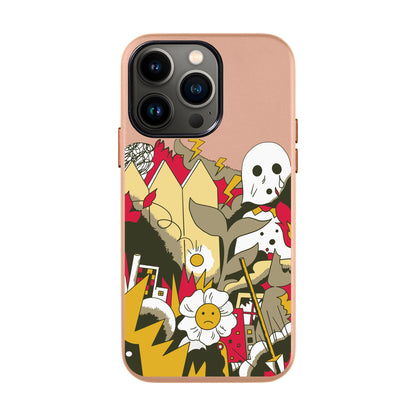 EVERYTHING IS BURNING-iPhone 13 Pro Max Leather Kılıf