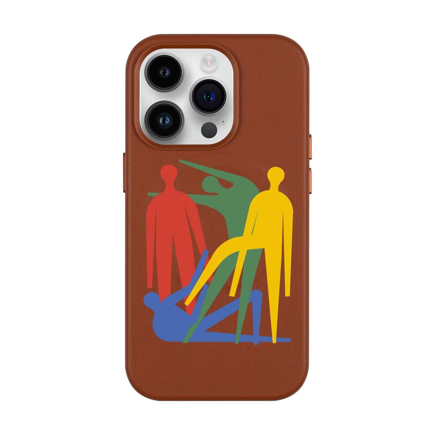 MANBOS-Leather Kılıf MagSafe Özellikli - iPhone 14 Pro