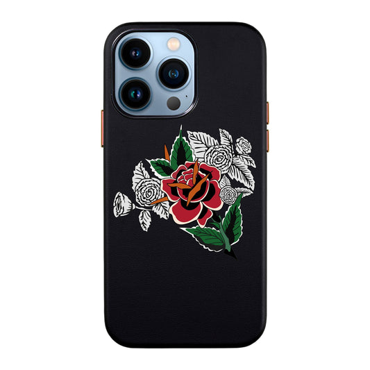 DRY ROSE-iPhone 13 Pro Max Leather Kılıf